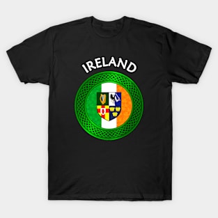 Irish Flag Clover Celtic Knot - Ireland T-Shirt